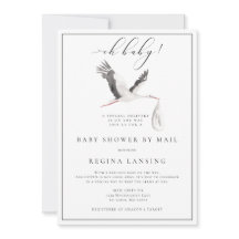 メールで赤ちゃんシャワーを配達