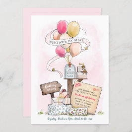 メールによるシャワー仮想ブライダルシャワーメールボックス 招待状