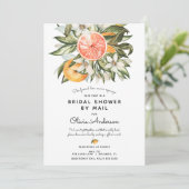 メールによるメイン絞りブライダルシャワー 招待状 (スタンド正面)