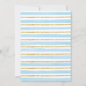 メールによる大流行の森林動物によるコビッド·ボーイ·シャワー 招待状 (裏面)