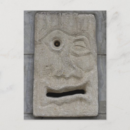 メールに飢えている ポストカード (正面)