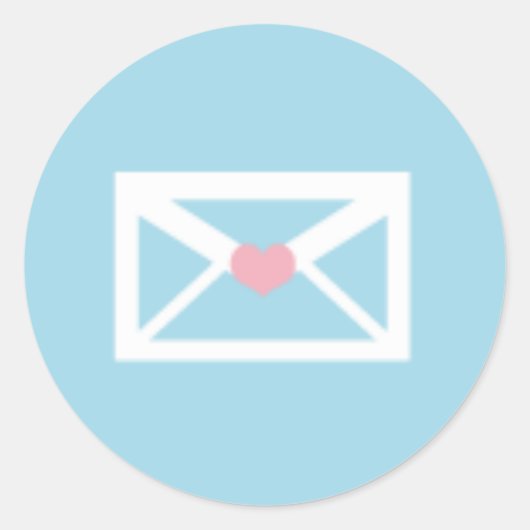 メールのシール ラウンドシール (正面)