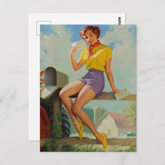 メールのピン留めを受け取る ポストカード (正面/裏面)