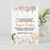 メールの招待状による赤ちゃんシャワー 招待状 (スタンド正面)