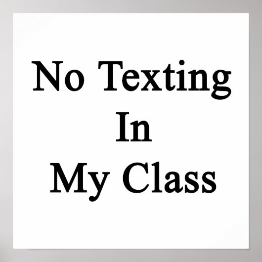 メールや文字を打つなし ポスター (正面)