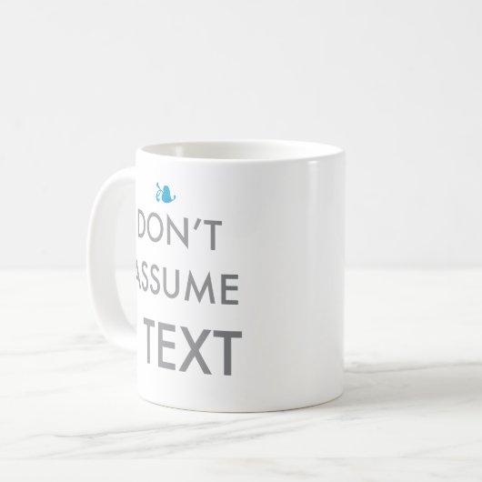 メールや文字を打つのマグ コーヒーマグカップ (正面左)