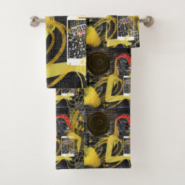 メールや文字を打つフレンド バスタオルセット