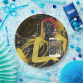 メールや文字を打つフレンド ペーパープレート (パーティー)