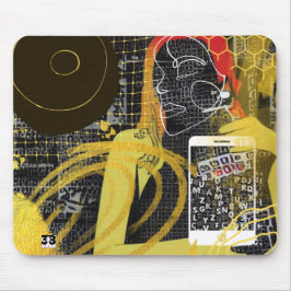 メールや文字を打つフレンド マウスパッド