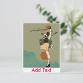 メールや文字を打つ ポストカード (スタンド正面)