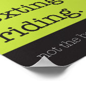 メールや文字を打つ。乗って。 ポスター (角)