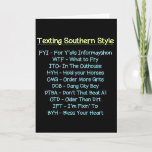 メールや文字を打つ「SOUTHERNスタイル」と「LOVE」 シーズンカード