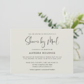 メールエレガントでシャワーを浴びモダンる 招待状 (スタンド正面)