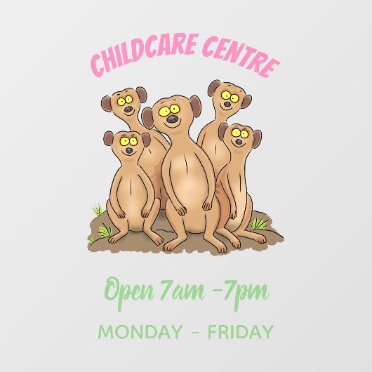 メールカおもしろいット家族漫画イラストレーション ウィンドウサイン (シート)