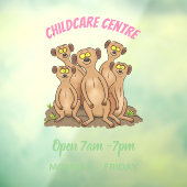 メールカおもしろいット家族漫画イラストレーション ウィンドウサイン (シート3)