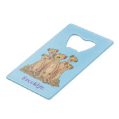 メールカおもしろいット家族漫画イラストレーション クレジットカード栓抜き (裏面アングル)