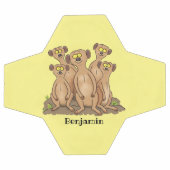 メールカおもしろいット家族漫画イラストレーション サッカーボール (フラット)