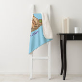 メールカおもしろいット家族漫画イラストレーション シェルパブランケット (インサイチュ)