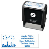 メールカおもしろいット家族漫画イラストレーション セルフインキングスタンプ (インサイチュ)