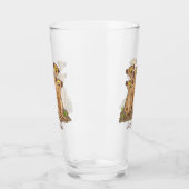 メールカおもしろいット家族漫画イラストレーション タンブラーグラス (左)