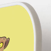 メールカおもしろいット家族漫画イラストレーション ピックルボールラケット (左詳細)