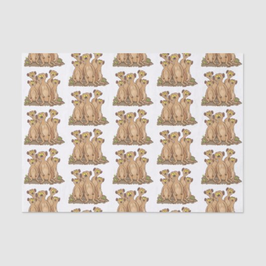 メールカおもしろいット家族漫画イラストレーション 薄葉紙 (正面)