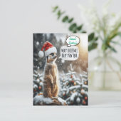 メールカお洒落ットクリスマスサンタ シーズンポストカード (スタンド正面)