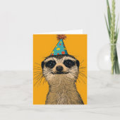 メールカよくはしゃぐット誕生日カード カード (正面)