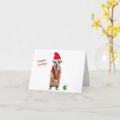 メールカ間抜けットクリスマスカード カード (黄色い花)