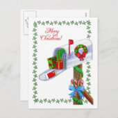 メールキャリアのクリスマスポストカード シーズンポストカード (正面/裏面)