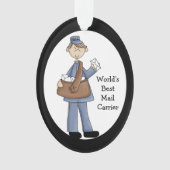 メールキャリアアクリルありがとうオーナメント オーナメント (正面)