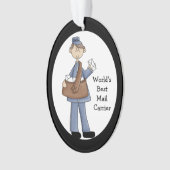 メールキャリアアクリルありがとうオーナメント オーナメント (正面)