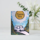 メールキャリアイラストレーション ポストカード (スタンド正面)