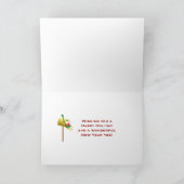 メールキャリアクリスマスカード – メールトラックメールボックス シーズンカード (内部)