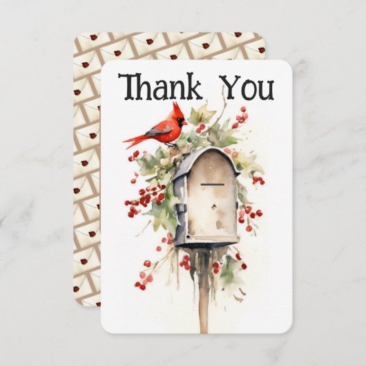 メールキャリアメールボックスサンキューカード サンキューカード (正面/裏面)