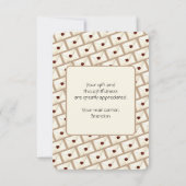 メールキャリアメールボックスサンキューカード サンキューカード (裏面)