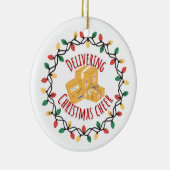 メールキャリアメールメールマンUPS FedExクリスマス セラミックオーナメント (右)