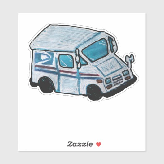 メールキャリア車両 シール (シート)