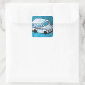 メールキャリア車両 スクエアシール (バッグ)