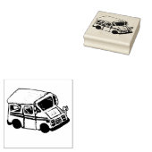 メールキャリア車両 ラバースタンプ (押印)