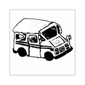 メールキャリア車両 ラバースタンプ (インプリント)