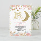 メールシャワートゥインクルリトルスター赤ちゃんシャワー 招待状 (スタンド正面)