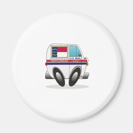 メールトラックNORTN CAROLINA マグネット (正面)