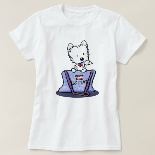 メールバッグウェスティーキニアート Tシャツ (デザイン正面)