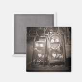 メールボックスが大好きです。私のハートは マグネット (正面/裏面)