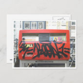 メールボックスのグリーティングカード ポストカード (正面/裏面)