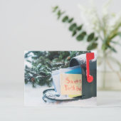 メールボックスのサンタクロースへの手紙 シーズンポストカード (スタンド正面)