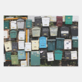 メールボックスの折り返し紙 ラッピングペーパーシート (正面2)