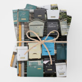 メールボックスの折り返し紙 ラッピングペーパーシート (インサイチュ)