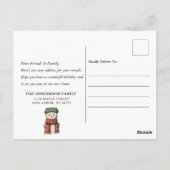 メールボックスの新しいホームホリデーの引越し告知 ポストカード (裏面)